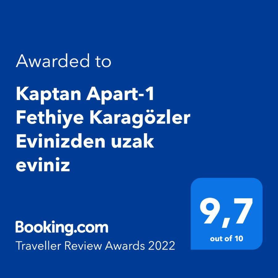 Kaptan Apart-1 Fethiye Karagozler Evinizden Uzak Eviniz Lägenhet Exteriör bild